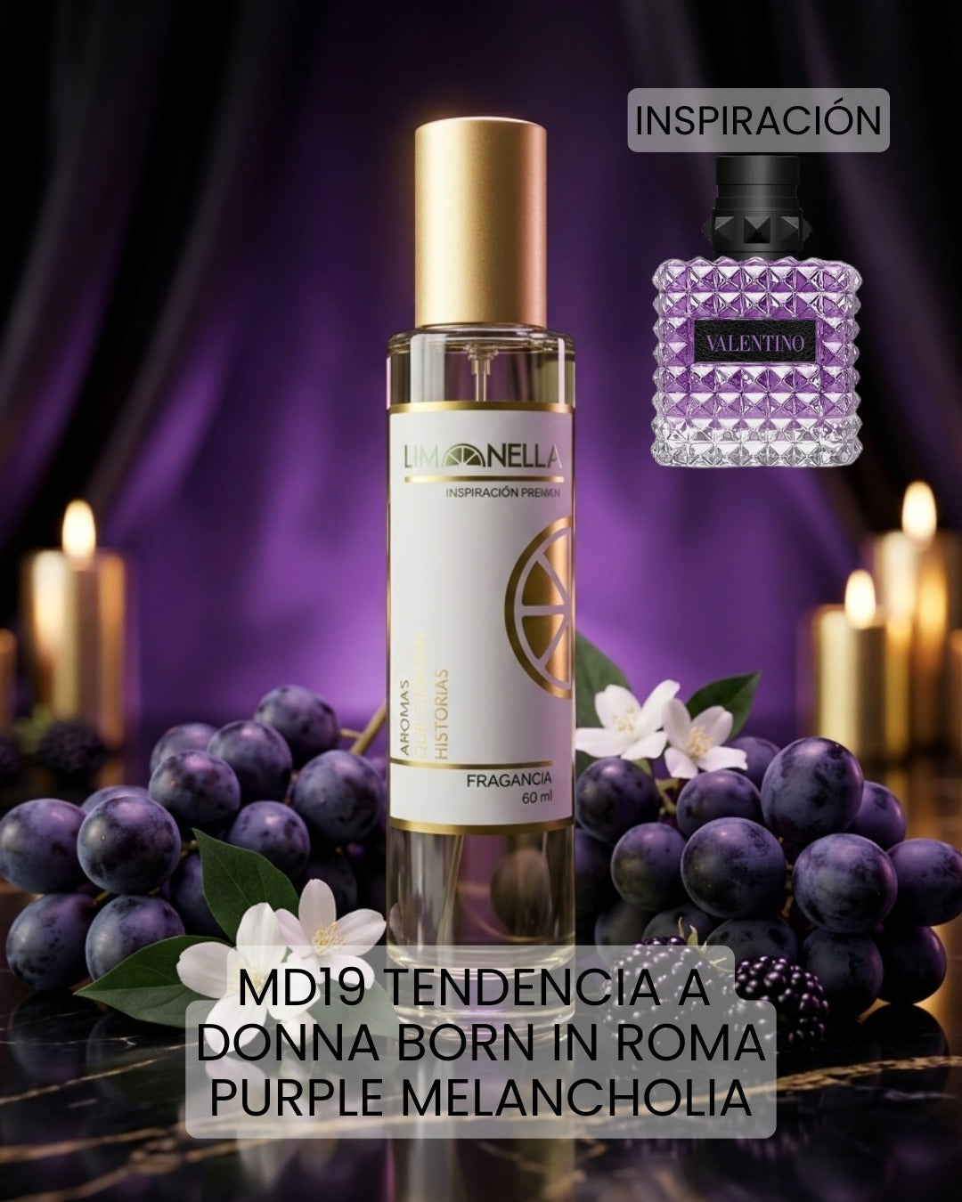 TENDENCIA A DONNA BORN IN ROMA PURPLE MELANCHOLIE
