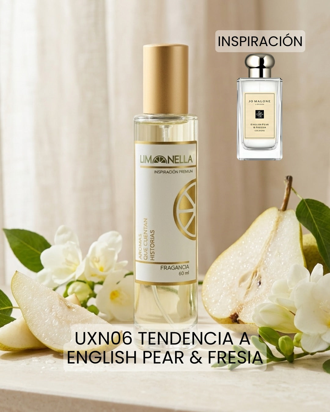 UXN06 TENDENCIA A ENGLISH PEAR & FRESSIA