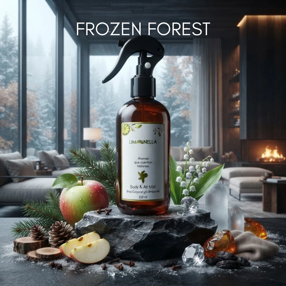 Home Spray Textil Inspirado en FROZEN FOREST | AMB0112