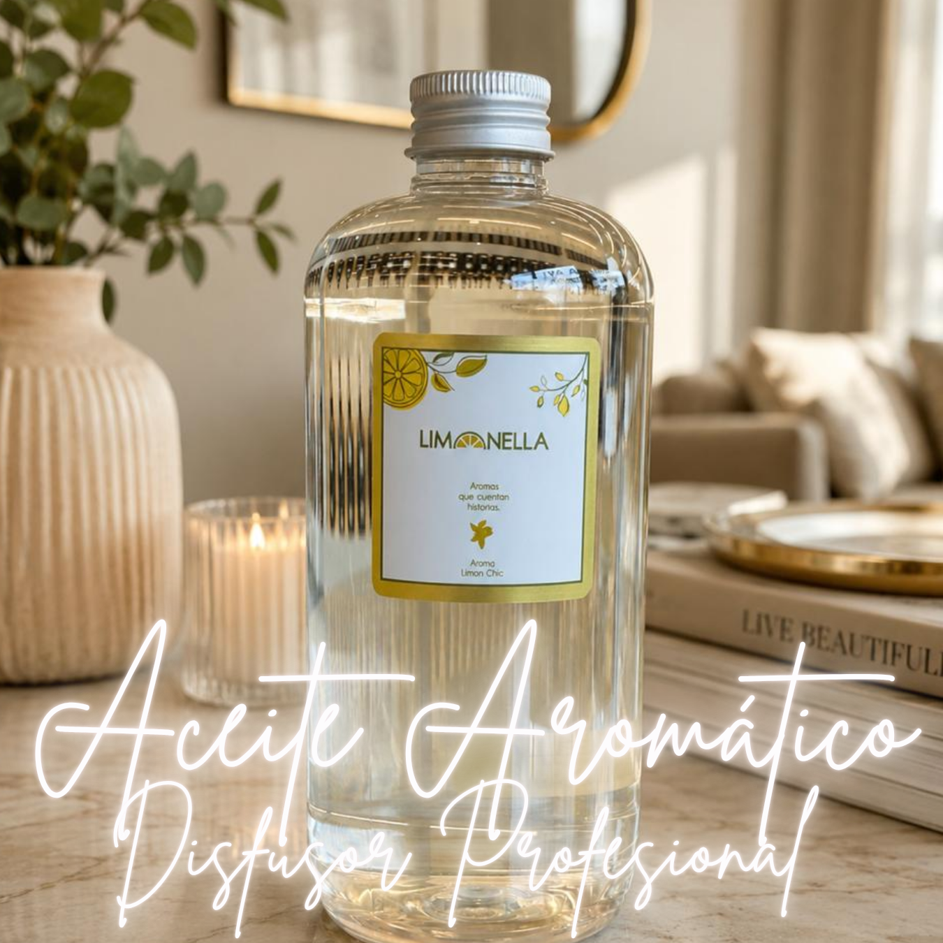 Aceite aromático para difusor profesional