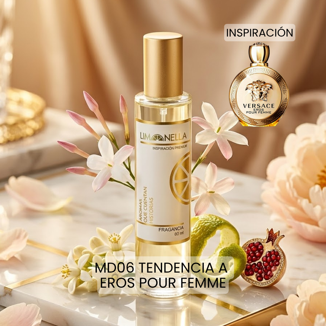 Tendencia a Eros Pour Femme Versace