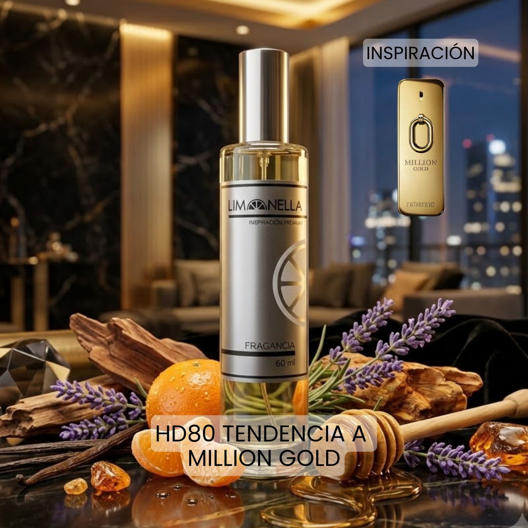HD80 Inspirado en Million Gold Rabanne