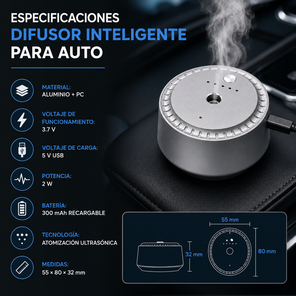 CAR AROMA DIFFUSER