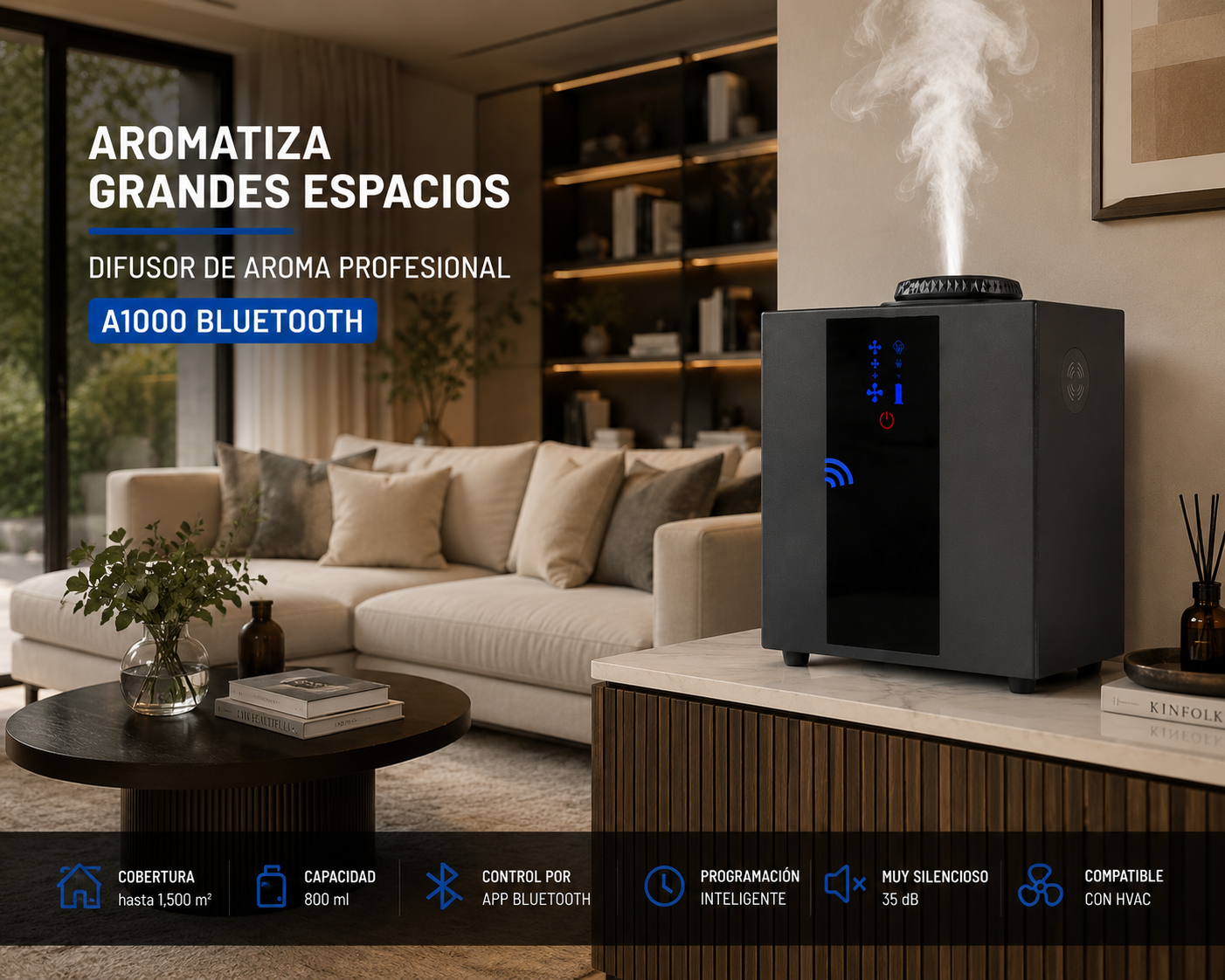 Difusor de Aroma Profesional Scent Diffuser 300