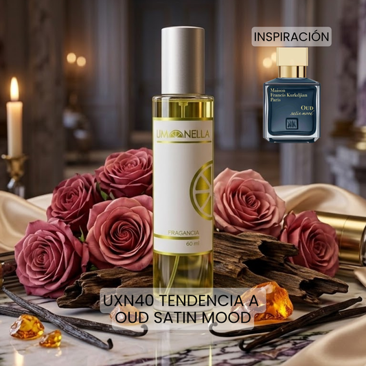 UXN40 Inspirado en Oud Satin Mood Maison Francis