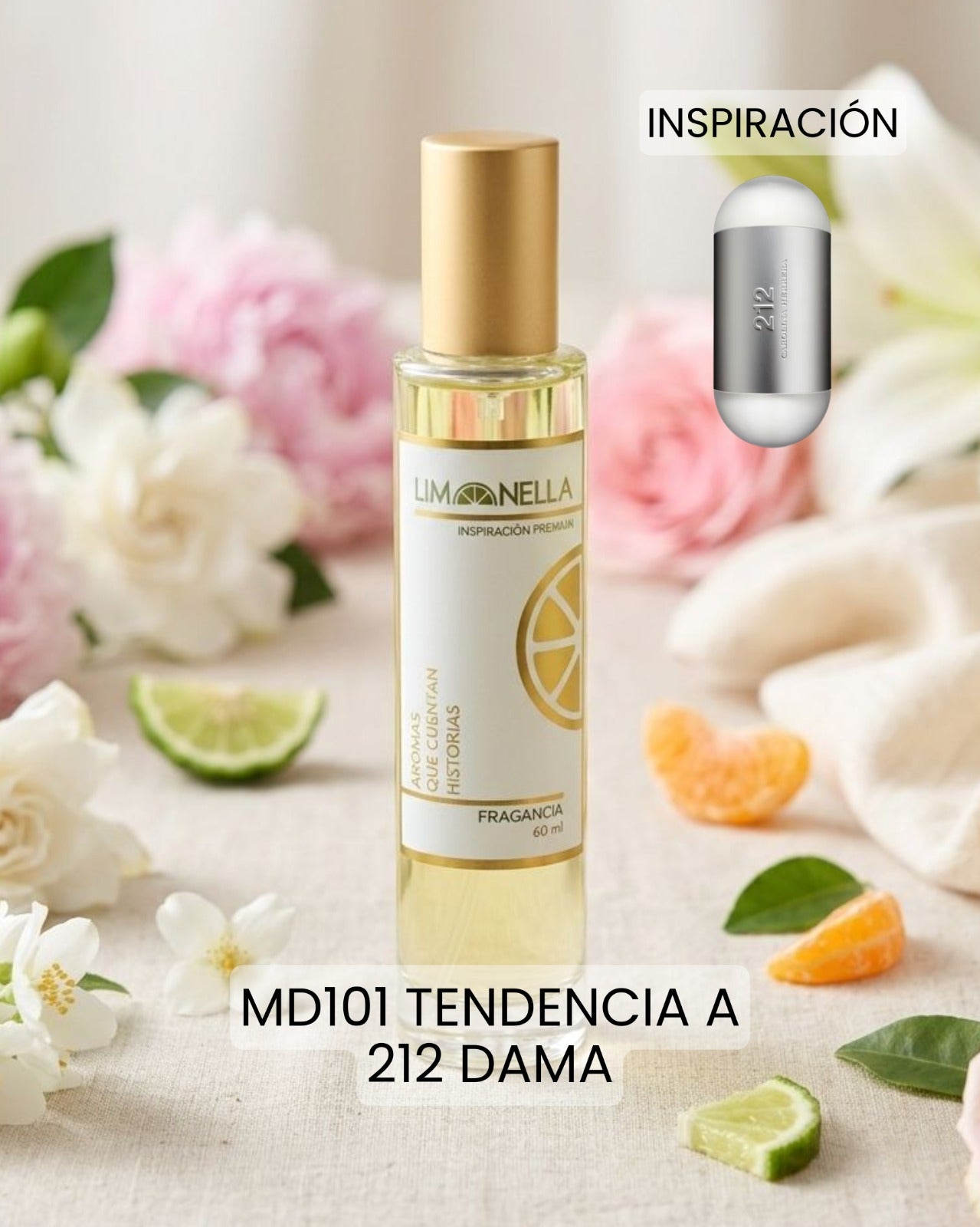 MD101 Inspirado en 212 DAMA DE CAROLINA HERRERA