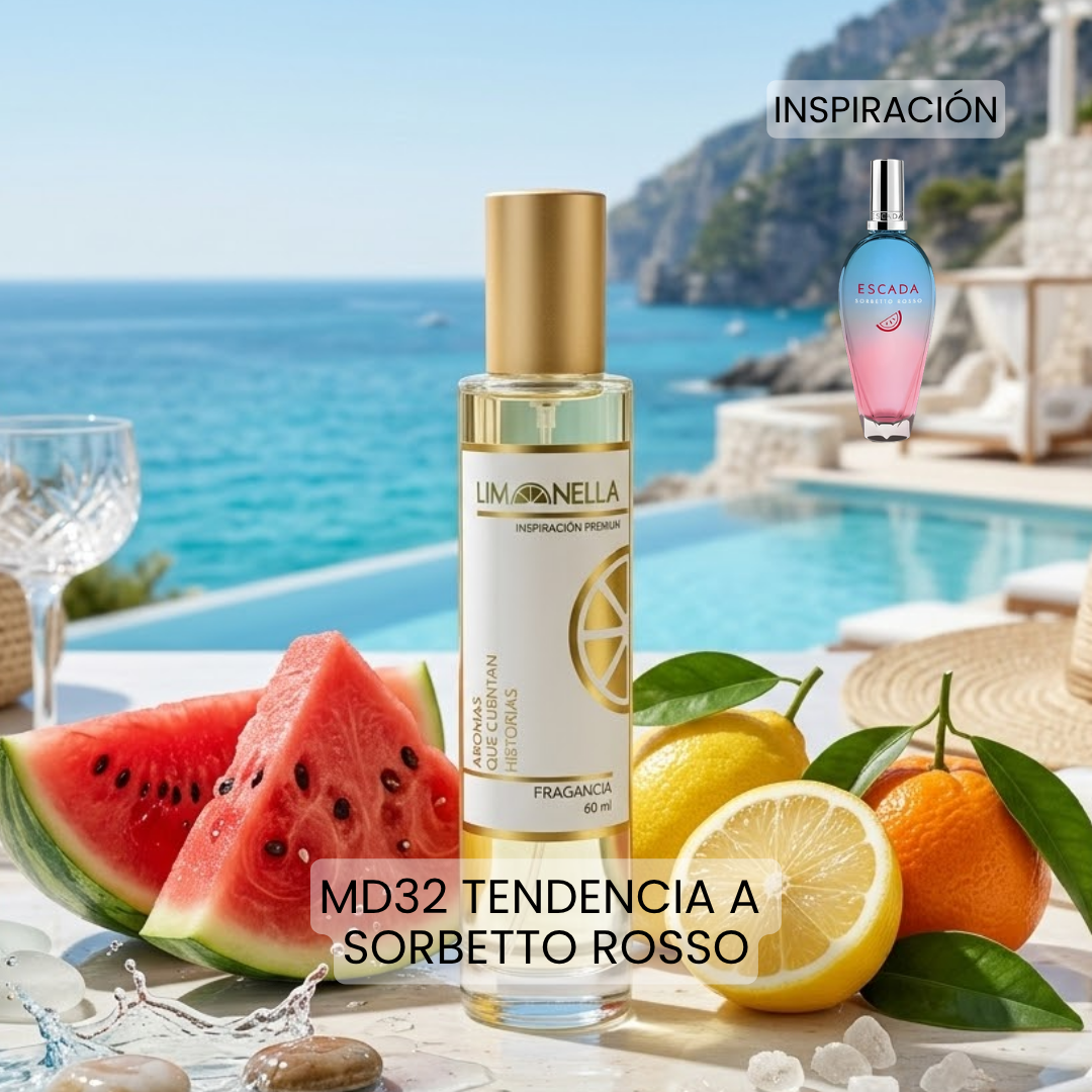 MD32 Tendencia a Sorbetto Rosso Escada