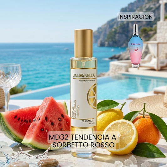 MD32 Tendencia a Sorbetto Rosso Escada