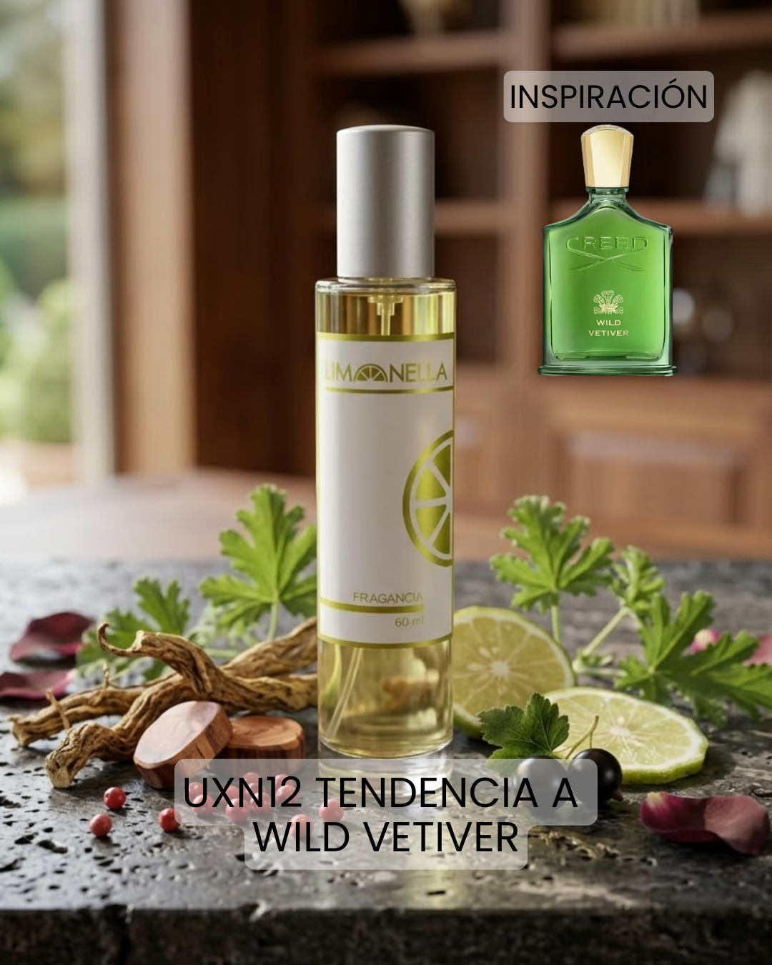 UXN12 Inspirado en WILD VETIVER de Creed